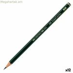 Մատիտ Faber-Castell 9000 էկոլոգիական վեցանկյուն 2H (12 հատ)