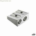 Մատիտի սրիչ Faber-Castell արծաթագույն մետաղական (20 հատ)