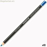 Մատիտներ Staedtler Lumocolor մշտական Glasochrom մշտական կապույտ (12 հատ)