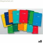 Բազմագույն քառորդական տետր, 8 հատ