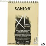 Նկարչական տետր Canson XL Sand Natural A4 5 հատ 40 թերթ 160 գ/մ2
