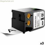 Ջերմափոխանցման ժապավեն Dymo XTL 54 մմ սպիտակ սև (3 հատ)