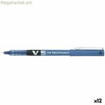 Հեղուկ թանաքով գրիչ Pilot V-5 կապույտ 0,3 մմ (12 հատ)
