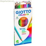 Գունավոր մատիտներ Giotto Stilnovo բազմագույն, 12 հատ