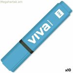 Լյումինեսցենտ մարկեր Molin Viva Blue (10 հատ)