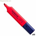 Ֆլուորեսցենտ մարկեր Staedtler Textsurfer Classic Intense Ruby (10 հատ)