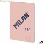 Տետր Միլան 430 վարդագույն A4 48 թերթ 21 x 29,7 սմ (3 հատ)