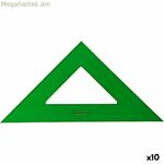 Քառակուսի Faber-Castell կանաչ 28 սմ (10 հատ)