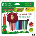 Գունավոր մատիտներ Alpino Baby Multicolour 12 հատ (6 հատ)