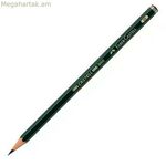 Մատիտ Faber-Castell 119006 Վեցանկյուն 6B Սև Կանաչ Էկոլոգիական (12 հատ)