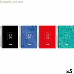 Օրագիր ENRI INDENTITY 1/8 12 x 18 սմ 2025-2026 (5 հատ)