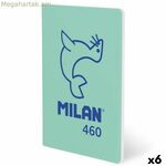 Տետր Միլան կանաչ A5 24 թերթ (6 հատ)
