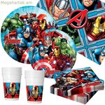 Խնջույքի պարագաների հավաքածու՝ «Վրիժառուները»՝ 89 մաս