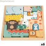 Մանկական փայտե փազլ Woomax (6 հատ)