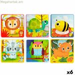 Մանկական փազլ Lisciani Giochi 16 x 0,1 x 16 սմ սենսորային վահանակ 24 հատ 4 հատ (6 հատ)