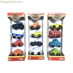 Ինտերակտիվ խաղալիք Մոտոր քաղաք Մոտոր քաղաք 7,5 x 4,5 x 5 սմ (4 հատ)