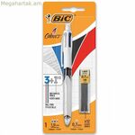 Հեղուկ թանաքով գրիչ Bic 4 գույն 942103 կապույտ