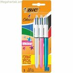 Biros Bic 4 Colors Shine 9122751 թղթե ակնոցների հավաքածու