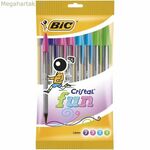 Biros Bic Cristal Fun 921342 բազմագույն 10 հատի հավաքածու (10 հատ)