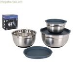 Ամանների հավաքածու Percutti Multicolor Silicone 300 մլ 3 հատ 3 միավոր (3 միավոր)