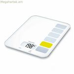 Թվային խոհանոցային կշեռք Beurer KS19 Sequence սպիտակ