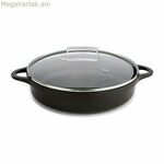 Կափարիչով կաթսա Valira 4137/25 Սև 5,5 լ