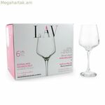 Գինու բաժակների հավաքածու LAV Lal 6 հատ (6 հատ)