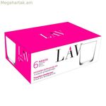 LAV Assos 360 մլ բաժակների հավաքածու, 6 հատ