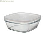 Ճաշի տուփ Duralex 09030AM 2 լ 20 x 20 x 8 սմ