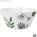 Salad Bowl La Mediterránea Flora Melamin 25,5 x 12 սմ (8 միավոր)