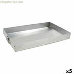 Ուղղանկյուն կաղապար VR արծաթագույն ալյումինե 30 x 19 x 3,5 սմ (5 հատ)