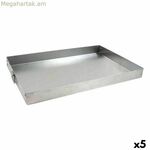 Ուղղանկյուն կաղապար VR արծաթագույն ալյումինե 42 x 28,5 x 3,5 սմ (5 հատ)