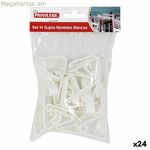 Սփռոցի սեղմակ Privilege 59443 14 հատ սպիտակ 4,5 սմ (14 հատ) (24 միավոր) (4,5 սմ)