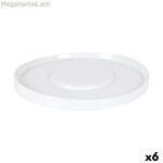 Հարթ ափսե՝ ինդի սպիտակ (6 հատ)