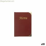 Մենյուի պահոցներ Securit Basic Burgundy 23,7 x 17,2 սմ