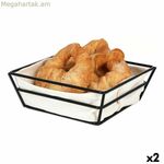 Հացի զամբյուղ Viejo Valle զամբյուղ 100% բամբակ 20 x 20 x 7 սմ (2 հատ)