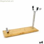 Խոզի մսի տակդիր Quttin մետաղական բամբուկե 48,5 x 16,5 x 2,3 սմ (4 հատ)