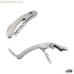 Խցանահան փայլաթիթեղի կտրիչով և շշի բացիչով Wooow չժանգոտվող պողպատ 11 x 2,2 սմ (36 հատ)