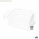 Զամբյուղ խոհանոցային դարակի համար՝ Comfortime սպիտակ, 29 x 27 x 15 սմ (12 հատ)