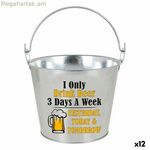 Սառույցի դույլ բռնակով և ալյումինե շշաբացով Privilege 5 լ 23 x 17 x 18 սմ (12 հատ)