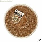 Սեղանի գորգ Privilege ծովային ջրիմուռներ շագանակագույն՝ եզրագծով Ø 20 սմ (36 հատ)