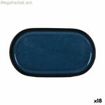 Խորտկարան La Mediterránea Chester Blue Oval 20 x 11 x 1,5 սմ (18 միավոր)