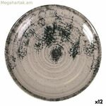 Dessert Dish La Mediterránea Aspe Grey Ø 19,8 x 2,7 սմ (12 միավոր)