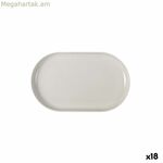 Խորտկարան La Mediterránea Փղոսկրի Օվալ 25 x 15 x 2,2 սմ (18 միավոր)