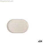 Խորտկարան La Mediterránea Փղոսկրի Օվալ 20 x 13 x 2 սմ (24 միավոր)