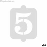 Տորթի շաբլոն Algon Number 5 36 միավոր