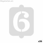 Տորթի շաբլոն Algon Number 6 36 միավոր