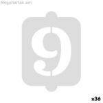 Տորթի շաբլոն Algon Number 9 36 միավոր