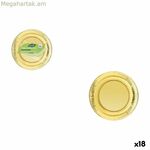 Ափսեների հավաքածու Algon Golden 18 սմ 12 հատ (18 հատ)