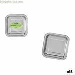 Ափսեների հավաքածու Algon Silver 20 սմ 20 x 2 սմ 10 հատ (18 հատ)